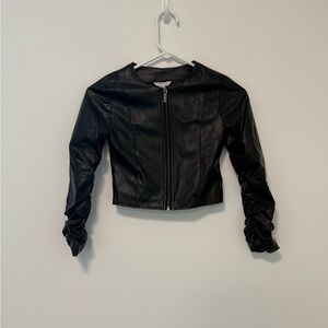 Habitual Kids Girls' Emma Faux Leather Jacket